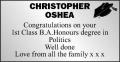 Christopher - Oshea