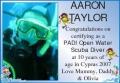 AARON TAYLOR PADI