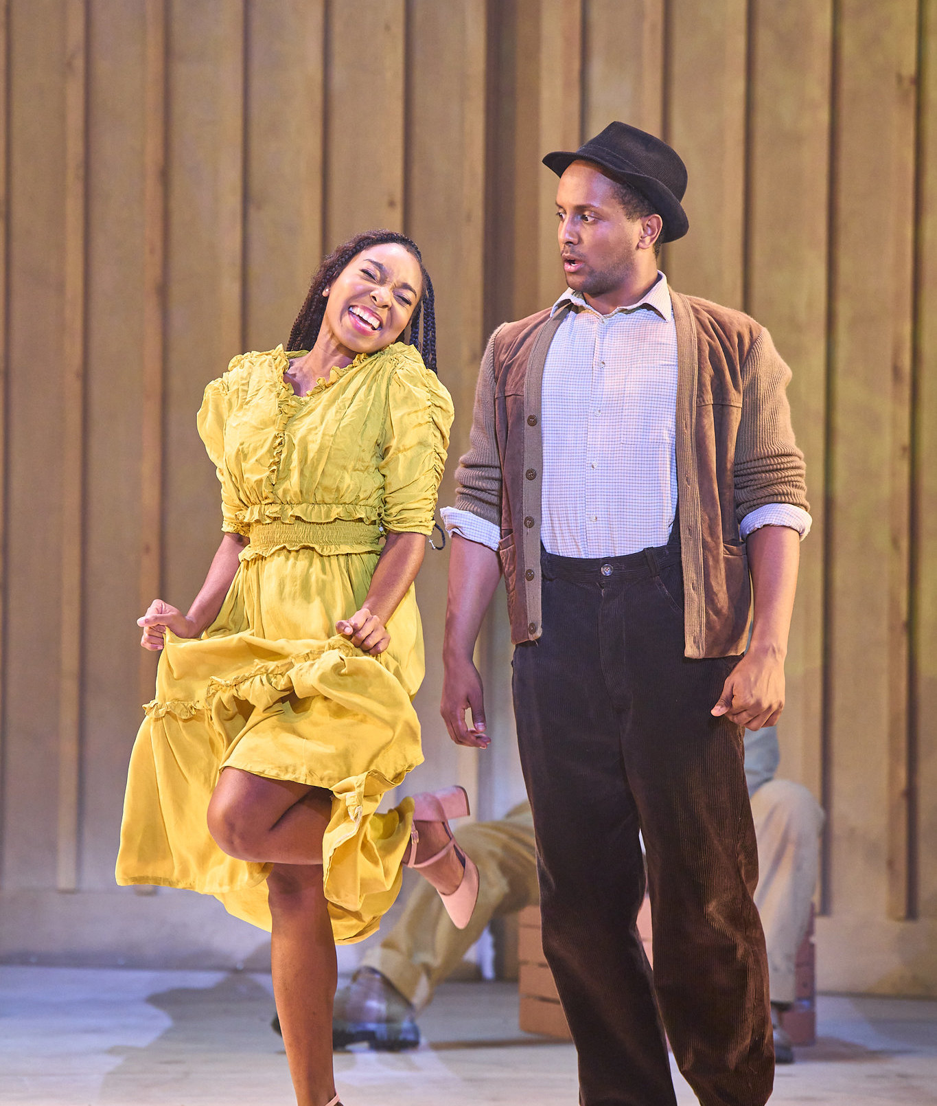 Jimand Allotey (Squeak) and Ahmed Hamad (Harpo) in The Color Purple (Picture: Manuel Harlan)