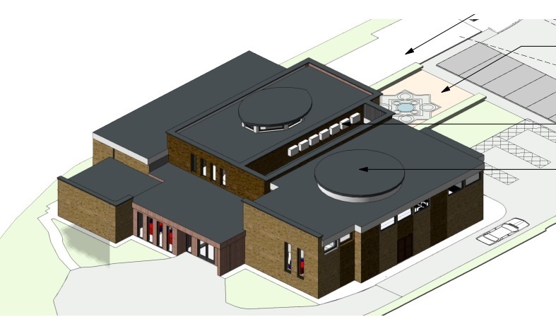 A drawing of how the Woodlands United Reformed Church would look under the plans