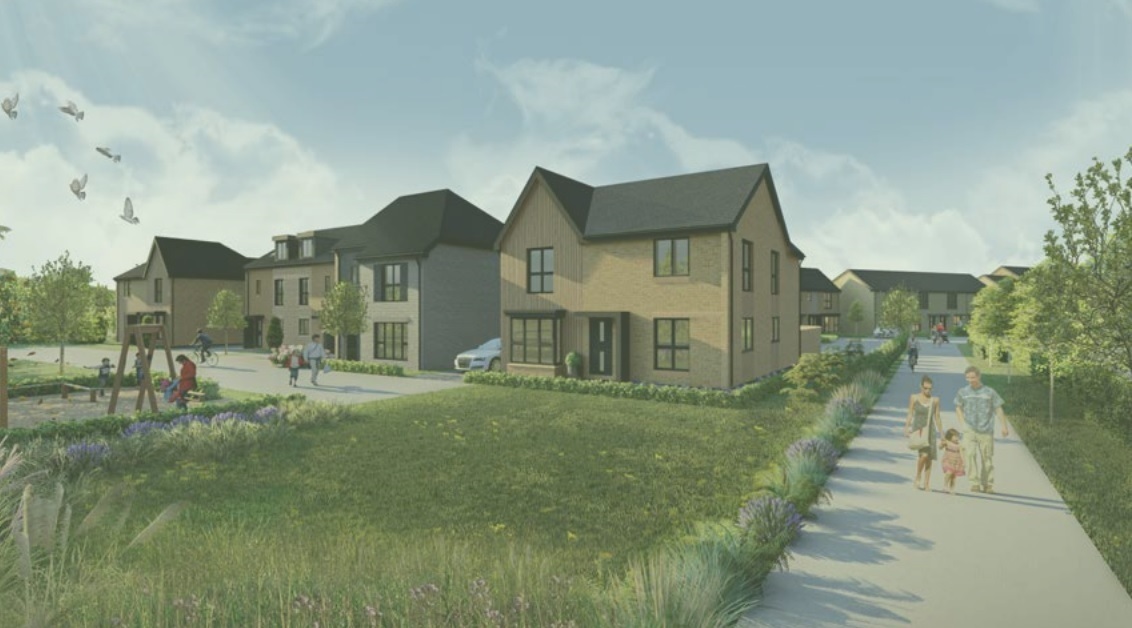 How the Dobbinetts Lane homes would look (Picture: Baldwin Design Consultancy Ltd)