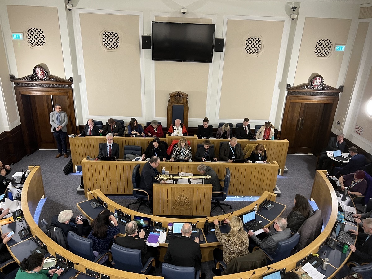 Trafford Council in full session